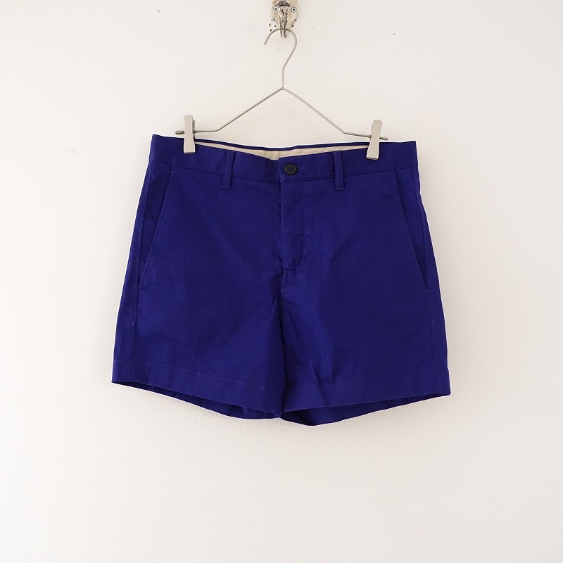 アクネ ACNE STUDIOS *ストレッチツイルショートパンツ*48無地コットン混(33-2404-448)【11E42】_画像1