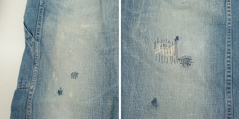  arte Poe velaARTE POVERA Un Prodotto Giapponese * damage processing Denim pants *S jeans ji- bread cotton (1-2404-243)[40E42]