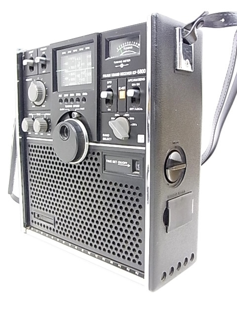 e11621　SONY ICF-5800 ソニー スカイセンサー ラジオ FMのみOK 通電確認済 ジャンク品_画像7