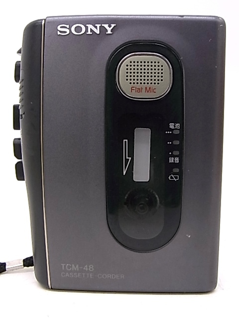 e11625　SONY TCM-48 ソニー カセットレコーダー ジャンク品_画像1