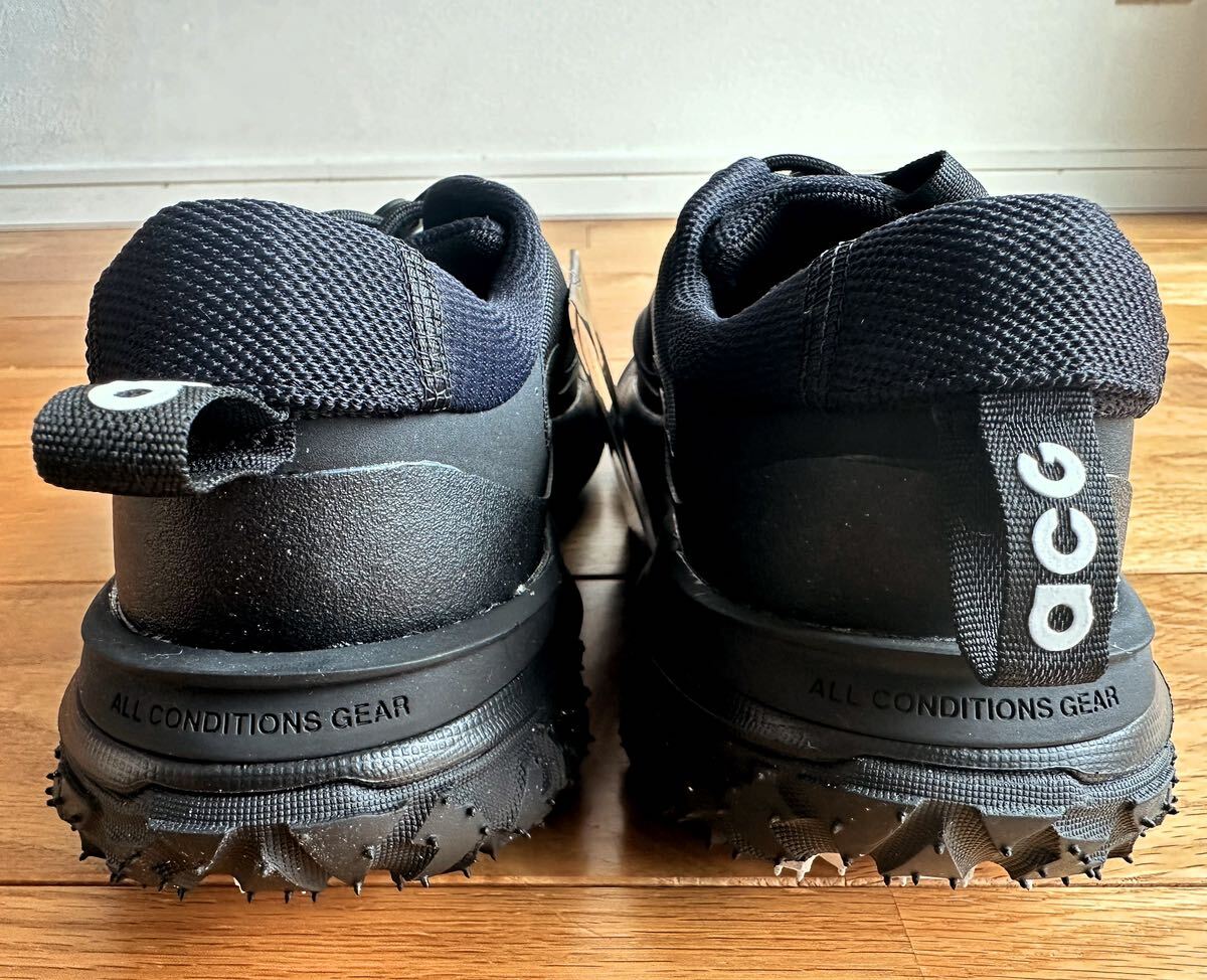 新品 COMME des GARCONS HOMME PLUS x Nike ACG Mountain Fly 2 Low Black US10 28cm コムデギャルソン オム プリュス ナイキ ブラック_画像4