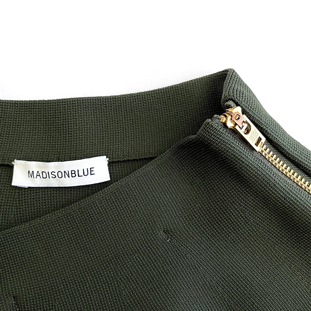 MADISONBLUE マディソンブルー 定番ポリエステルフレアスカート MADISONBLUE マディソンブルー 定番ポリエステルフレアスカート
