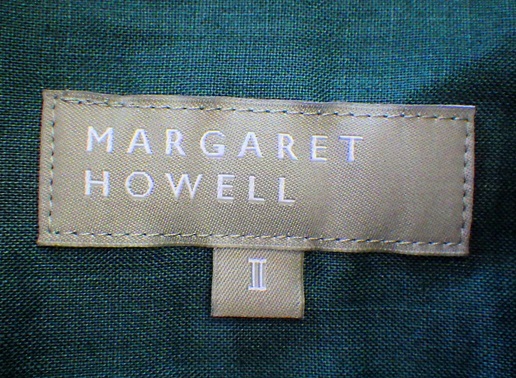 ●MargaretHowellマーガレットハウエルバンブーワンピースⅡ緑●ロング丈竹繊維_画像4
