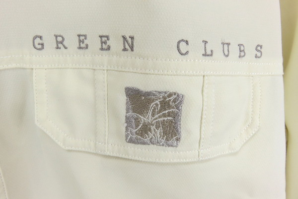 グリーンクラブ　GREEN CLUBS　刺繍付き　長袖シャツ　ライカ　メンズ３（M相当)_画像7