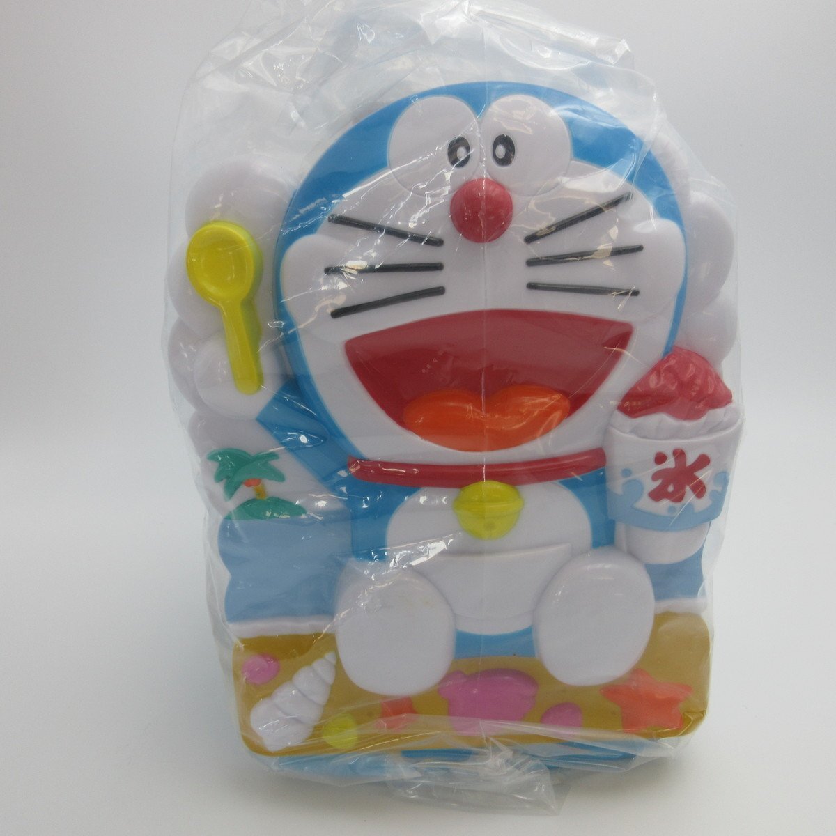 1 jpy start [ new goods unused goods ] electric ice chipping machine ice shaving vessel Doraemon icemaker cup attaching do cow car rose ice summer vacation festival . day . middle . measures 