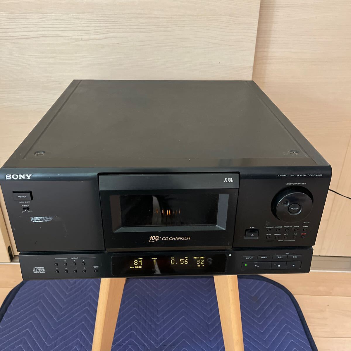 SONY ソニー CDプレイヤー CDP-CX100F CDチェンジャー オーディオ機器 _画像1