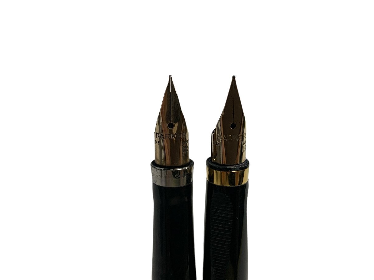 PARKER パーカー 万年筆 2本セット ペン先 585 K14 STERLING SILVER スターリングシルバー_画像4