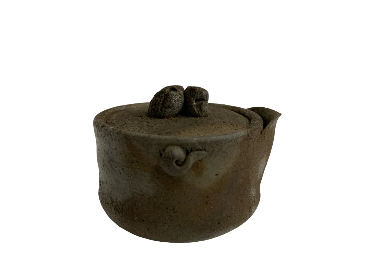 . on . next foam bin . bin tea bin small teapot Bizen . also box attaching 