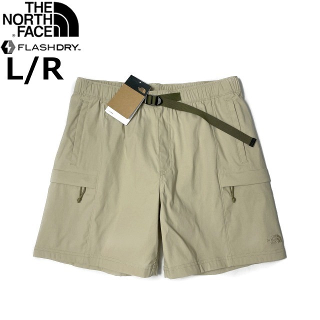 1円～!売切!【正規新品】THE NORTH FACE◆CLASS V BELTED SHORT ショートパンツ US限定 速乾 キャンプ アウトドア(L)ベージュ 190110-33の画像2