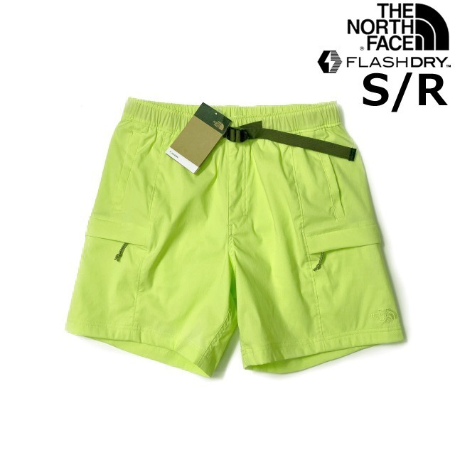 1円～!売切!【正規新品】THE NORTH FACE◆CLASS V BELTED SHORT ショートパンツ US限定 ベルト付き FLASHDRY アウトドア(S/R)緑 190110-5の画像1