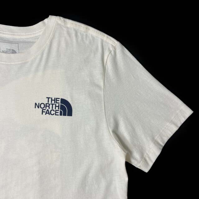 1円～!売切!【正規新品】THE NORTH FACE◆S/S GRAPHIC INJECTION TEE 半袖 Tシャツ US限定 ビッグロゴ グラフィック 上質(S)白 180902-15_画像6