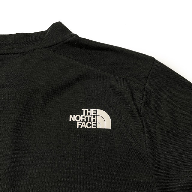 1 jpy ~! selling up![ regular new goods ]THE NORTH FACE*ACTIVE TRAIL HENLEY long sleeve T shirt US limitation light weight half Zip sport camp (M) black 180902-10