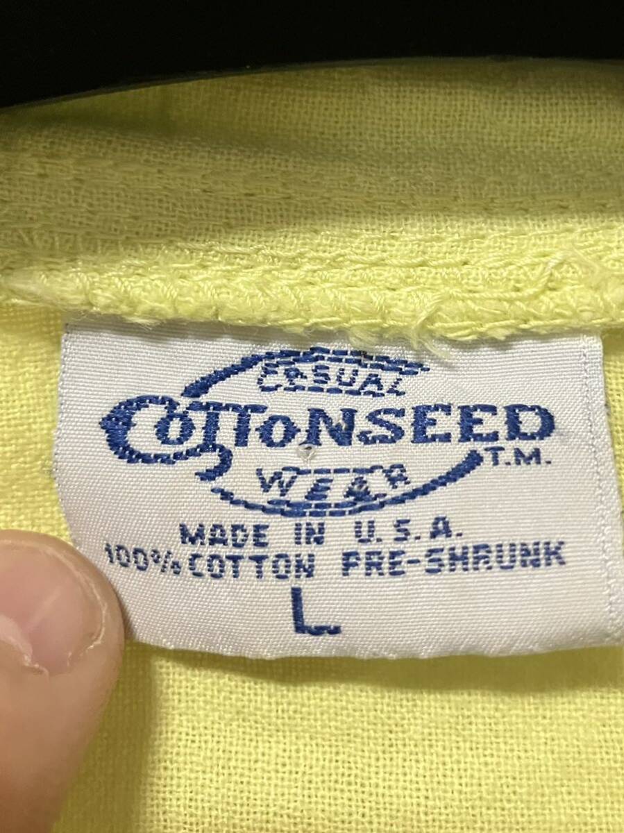 90's USA製 cotton seed ビンテージ 古着の画像4