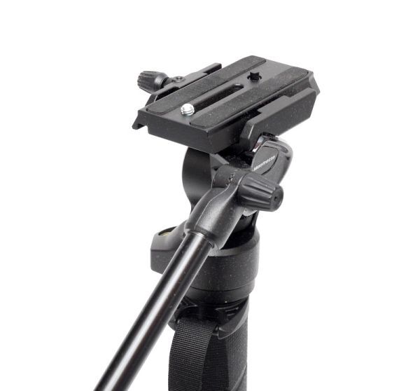 [ end attention ] almost new goods manufacturer guarantee remainder 10 months Manfrotto fluid platform attaching video one leg Element MII mono Pod takkyubin (home delivery service) regular delivery ___Q205