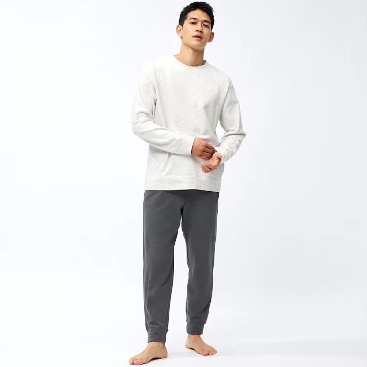 GU ジーユー ソフトスウェットセット(長袖&ロングパンツ GU ジーユー ソフトスウェットセット(長袖&ロングパンツ