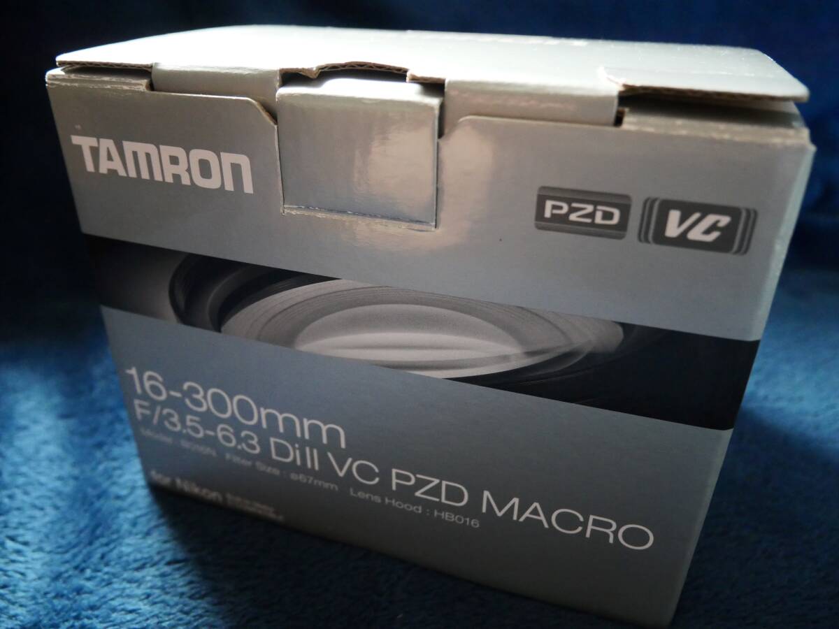 訳アリ　ほぼ新品 TAMRON タムロン 高倍率ズームレンズ 16-300mm F3.5-6.3 DiII VC PZD MACRO ニコン用 B016N_画像1