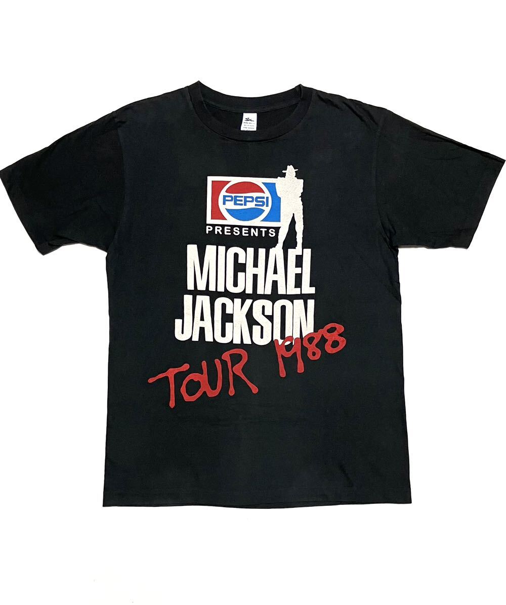 送料無料 マイケルジャクソン PEPSI TOUR 1988 Tシャツ_画像1