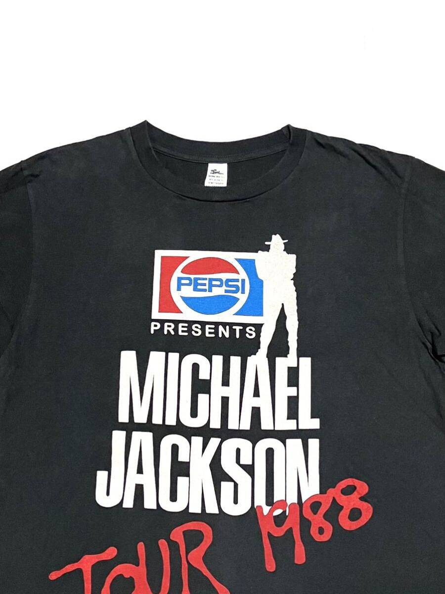送料無料 マイケルジャクソン PEPSI TOUR 1988 Tシャツ_画像3