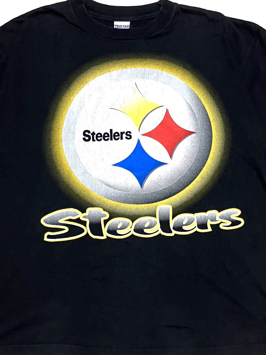 送料無料 USA TRUE-FAN NFL Steelers Tシャツ アメフトTシャツ