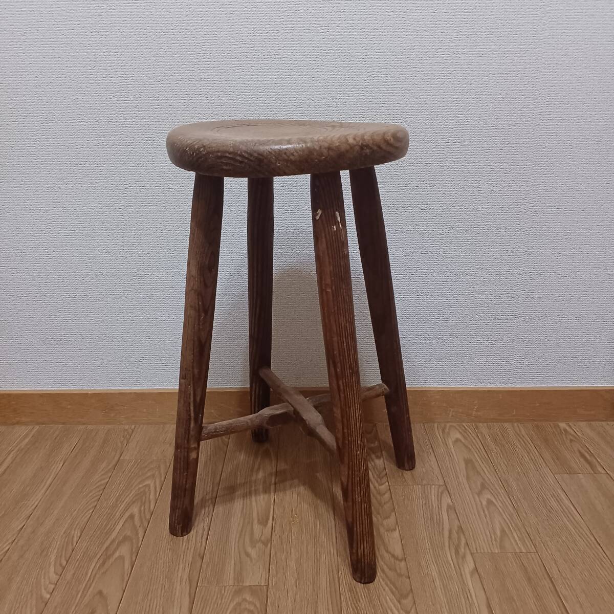 椅子　スツール　木製_画像2