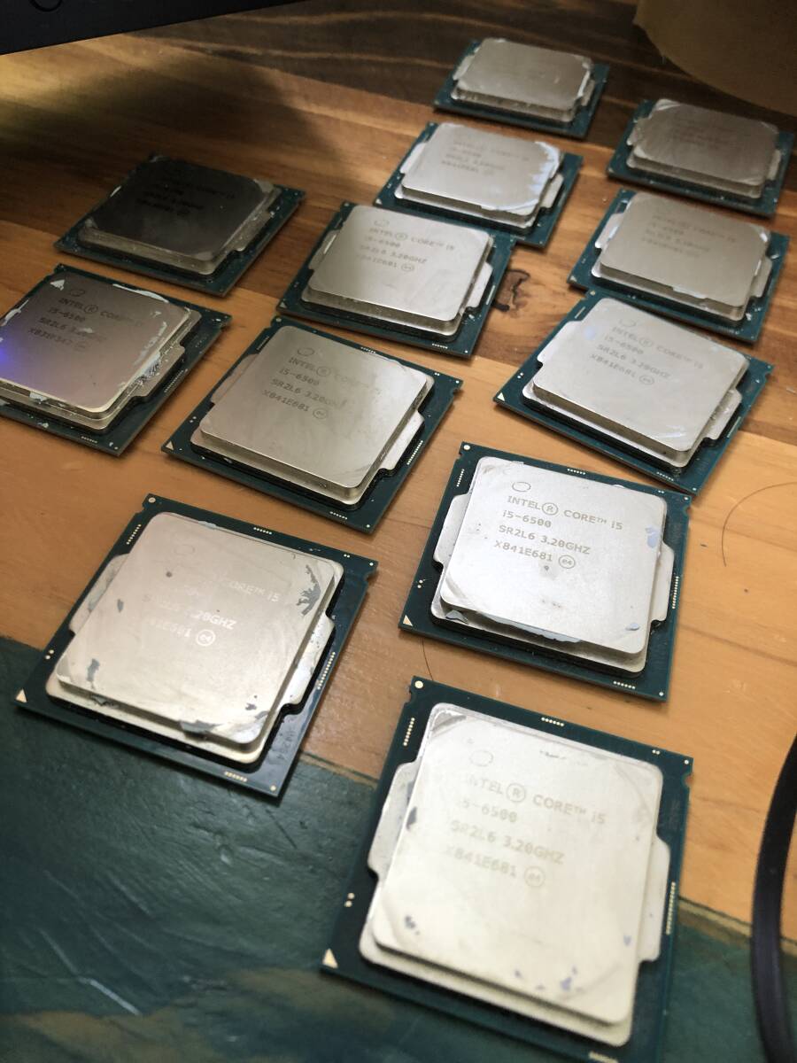 ( postage 185 jpy ) Intel CPU Core i5-9500 SRF4B 3.00GHz out scratch none * start-up has confirmed * defect * breakdown goods is returned goods exchange OK