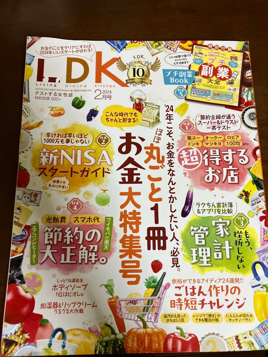 18日まで掲載　ＬＤＫ（エルディーケー） ２０２４年２月号 （晋遊舎） LDK 晋遊舎同梱割