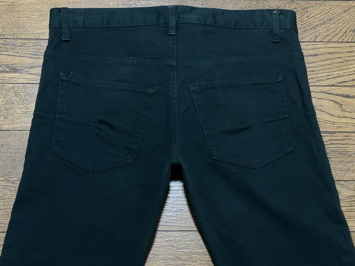 Dior homme ディオールオム 163D006A3315 ストレッチデニムパンツ ダークグリーン 日本製 29 　　　　　 BJBD.E_画像4