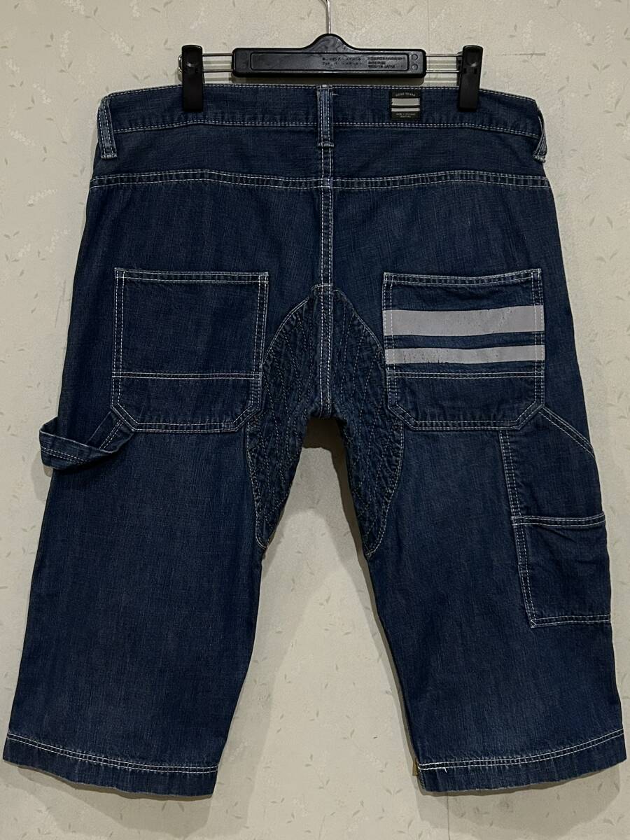 桃太郎ジーンズ ペインター ハーフパンツ 出陣 ダイヤキルト W30 Yahoo!オークション - 桃太郎ジーンズ MOMOTAROJEANS 出陣