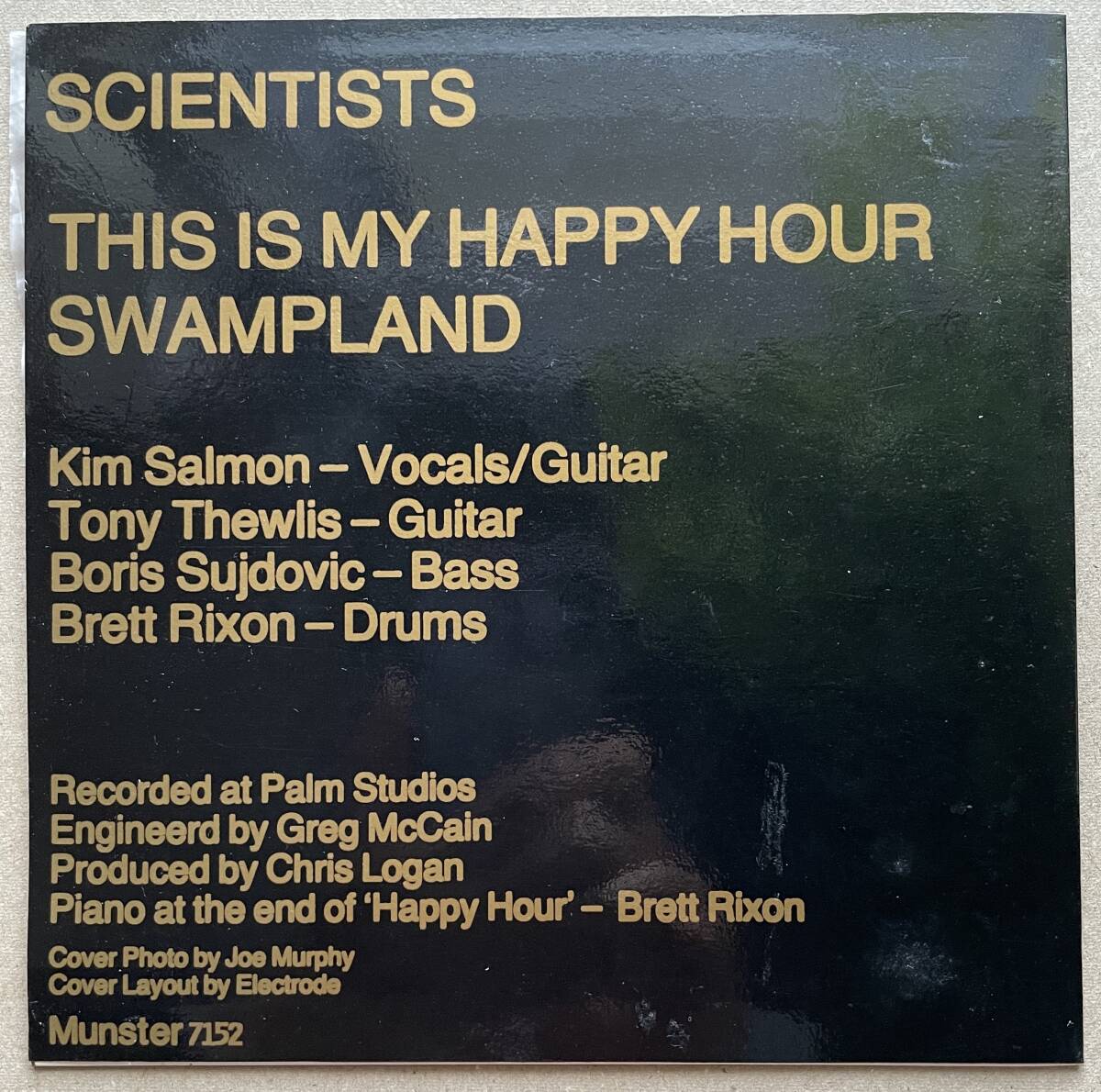 Scientists / (This Is My) Happy Hour - Swampland【7インチ】スペイン盤 2001 Munster Records_画像2