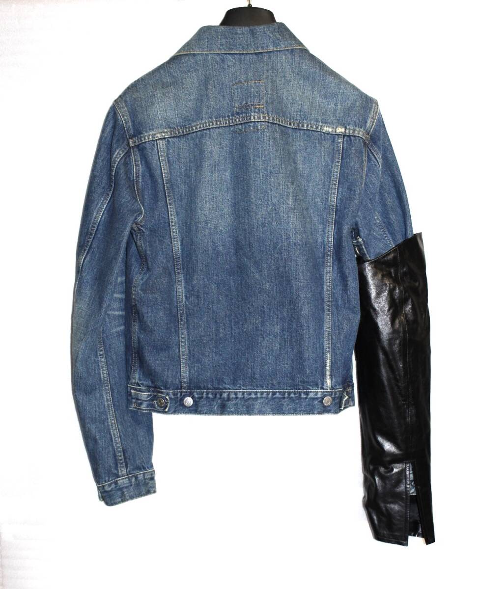 【 極美品 貴重 】HELMUT LANG ヘルムート・ラング Vintage Denim Jacket ４８ デニム ジャケット G 【 本人期 】 Mega Rare !! archiveの画像2