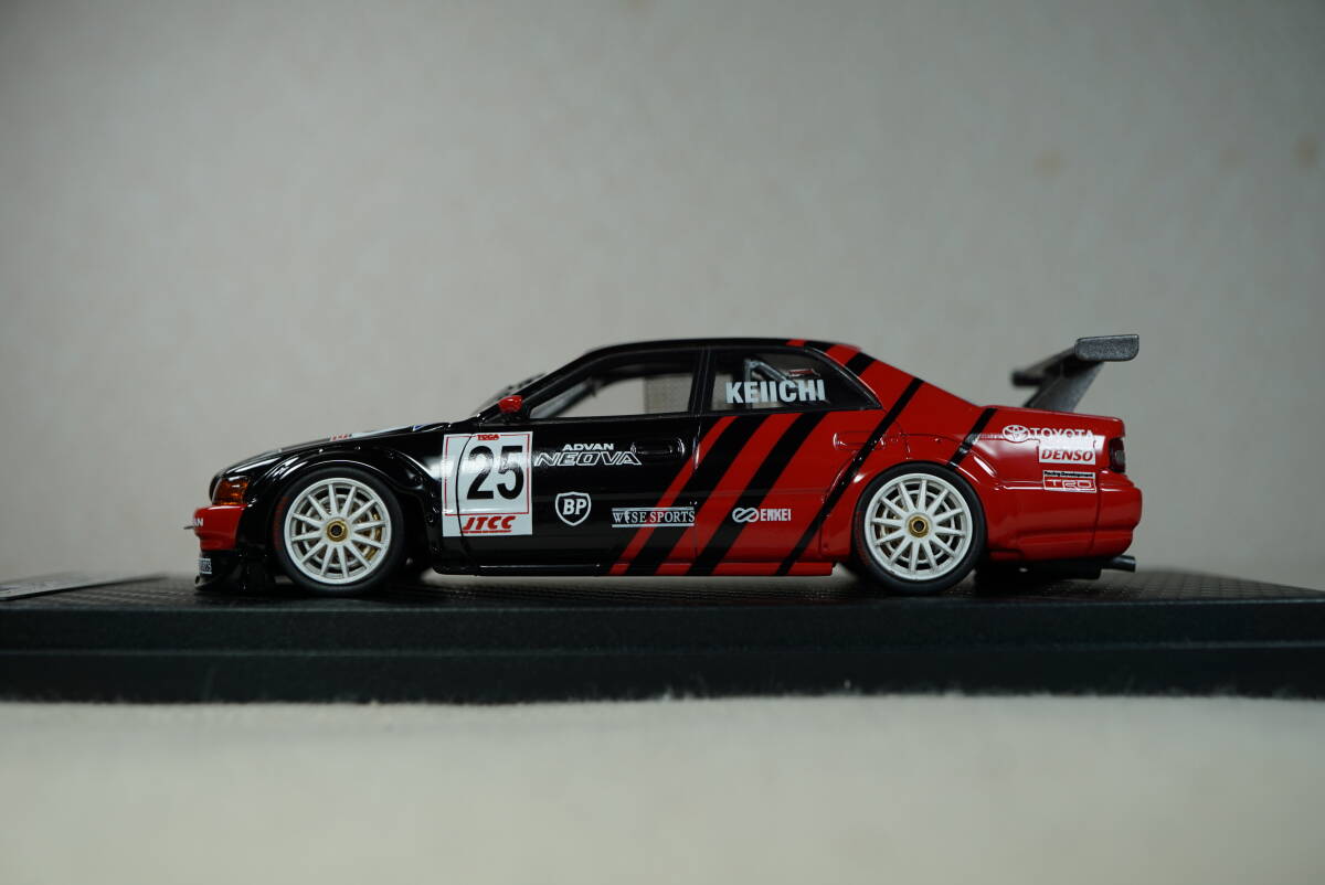 1/43 土屋圭市 ignition model TOYOTA CHASER ADVAN #25 Tsuchiya 1998 JTCC トヨタ チェイサー アドバン つちやエンジニアリング_画像3