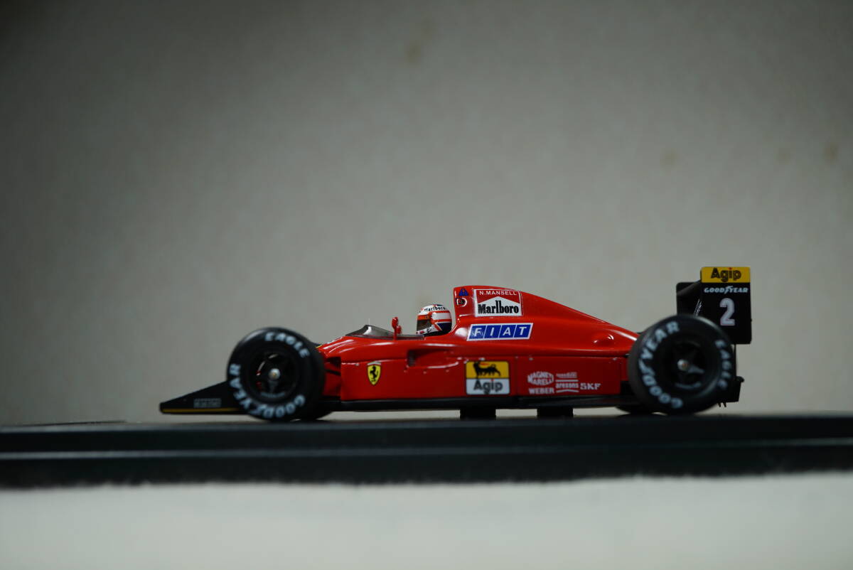 1/43 タバコデカール加工 マンセル Look Smart Ferrari #2 Mansell 641/2 1990 Mexican 2nd フェラーリ メキシコ 641 2 F190 641-2 F1-90_画像3