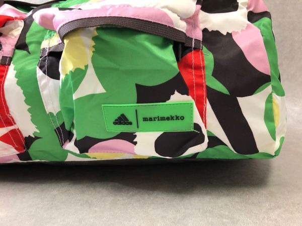 未使用●marimekko x adidas●ショルダー ボストン バッグ カバン●マルチカラー●マリメッコ × アディダスの画像3