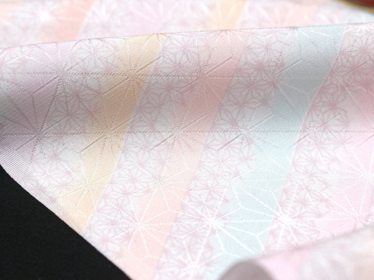 [ ткань ] Toray si look полиэстер длинное нижнее кимоно .. пастель лен. лист документ sama e-626