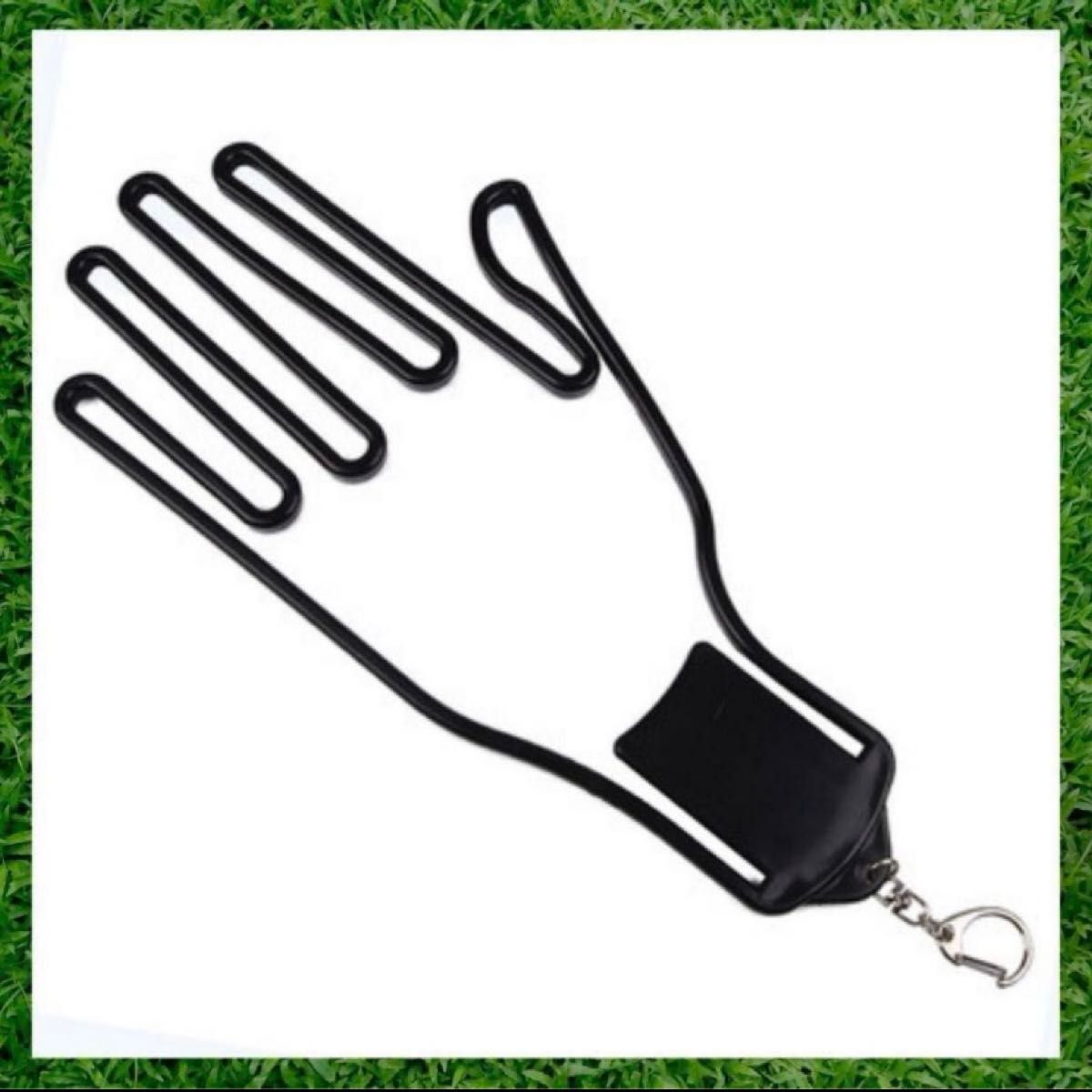 新品/未使用/送料無料 グローブハンガー　2色セット　黒＆赤 ゴルフ 手袋