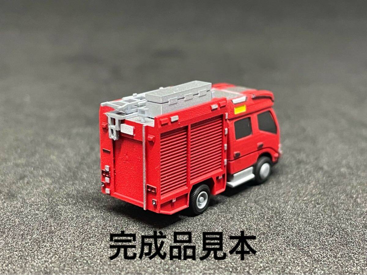 1/150 CD-1型 ポンプ車 A ぴよファクトリー 消防車 (検索用 Nゲージ トラックコレクション トラコレ 匿名配送 送料無料_画像2