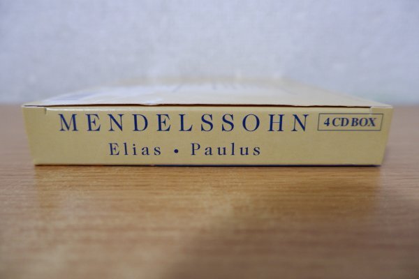 み7-074＜CD/4枚組＞Mendelssohn: Elias, Paulus - リリング/ シュトゥットガルト・ゲヒンゲン聖歌隊/シュトゥットガルト・バッハ～_画像3