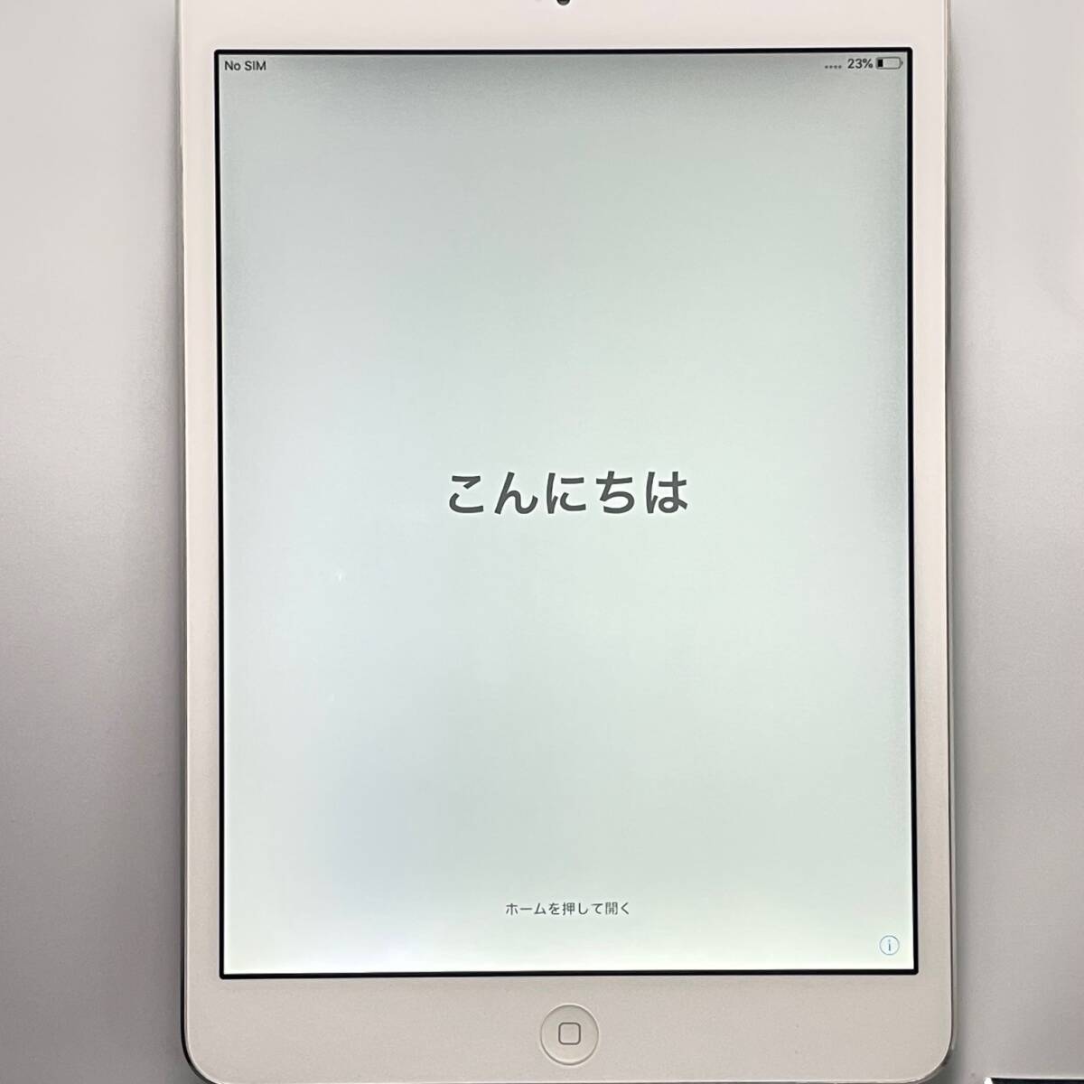 中古品 Apple アップル iPad mini 2 16GB Wi-Fi + Cellular au A1490 アイパッド ミニ 1円 から 売り切りの画像9