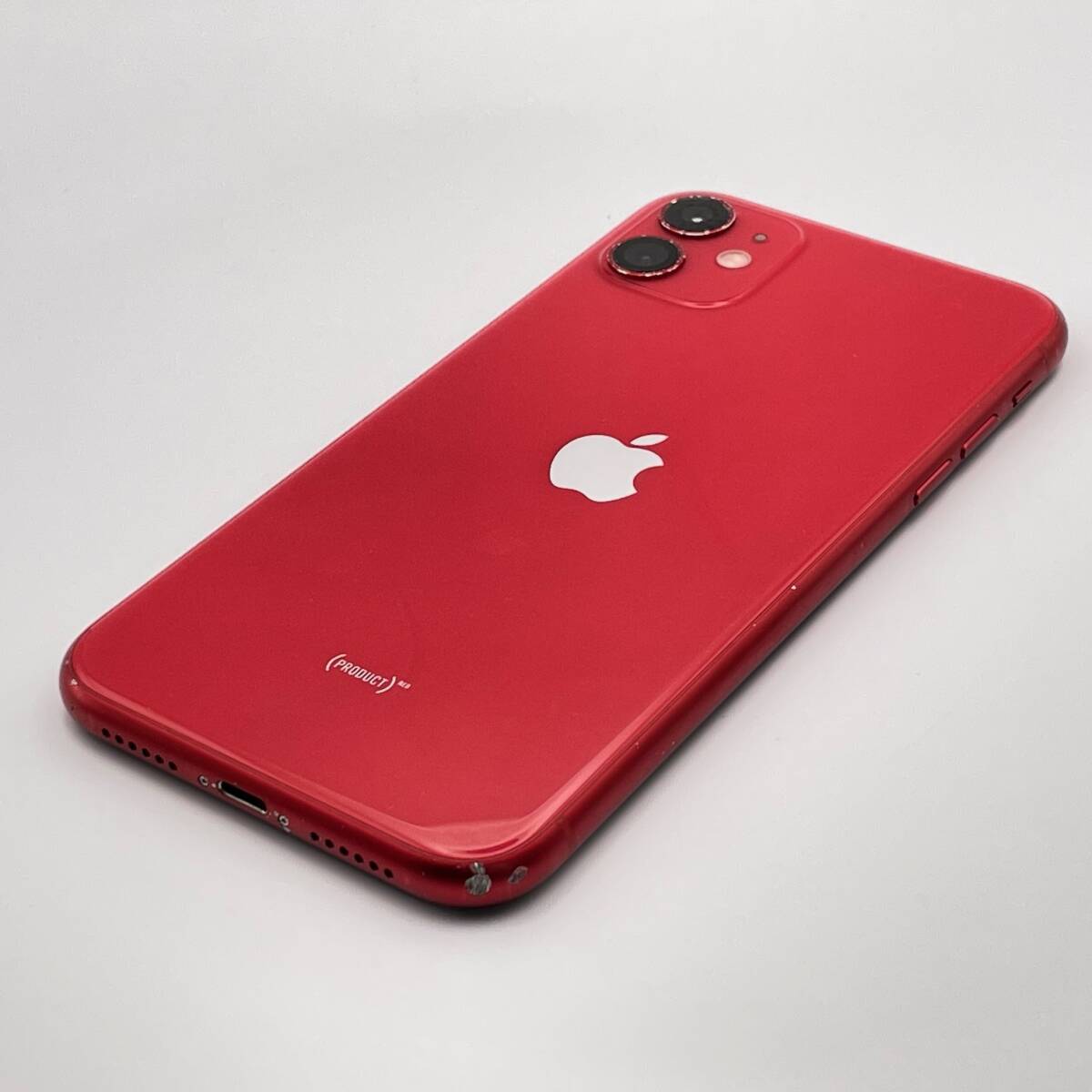  б/у товар Apple Apple iPhone 11 64GB (PRODUCT) RED SIM разблокирован .SIM свободный б/у товар 1 иен из распродажа 