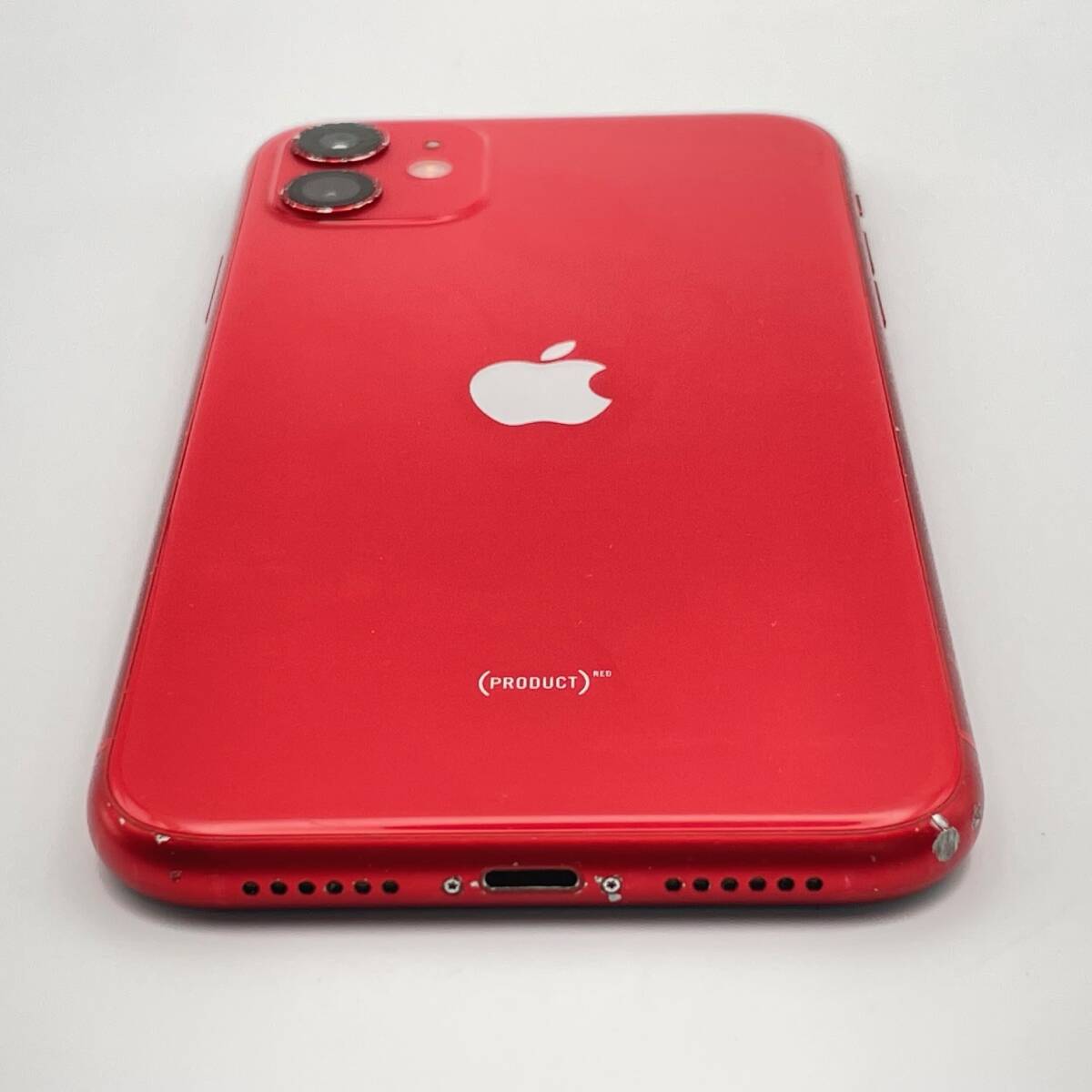 中古品 Apple アップル iPhone 11 64GB （PRODUCT) RED SIMロック解除済み SIMフリー ジャンク扱い 1円 から 売り切り_画像7