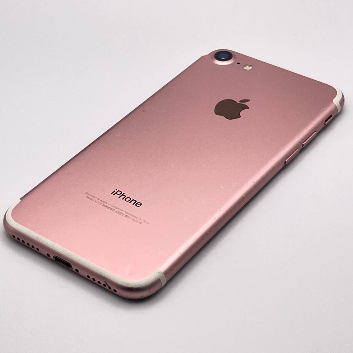  б/у товар Apple Apple iPhone 7 32GB rose Gold SIM разблокирован .SIM свободный 1 иен из распродажа 