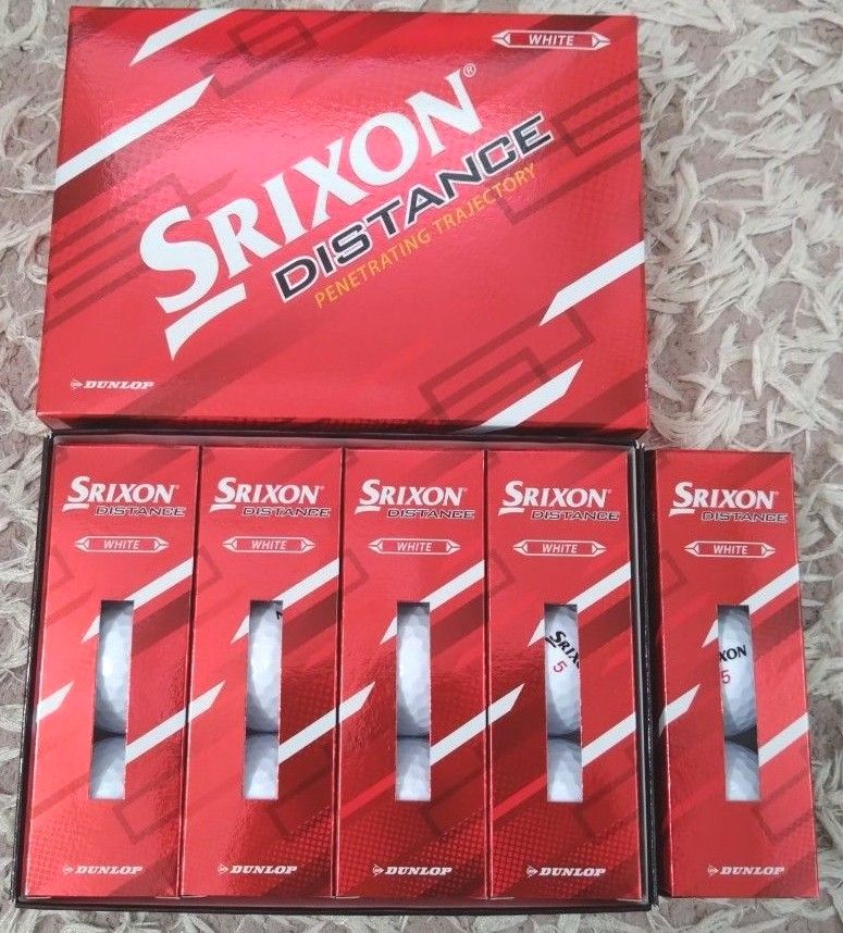 ゴルフボール SRIXON スリクソン DISTANCE　5スリーブ