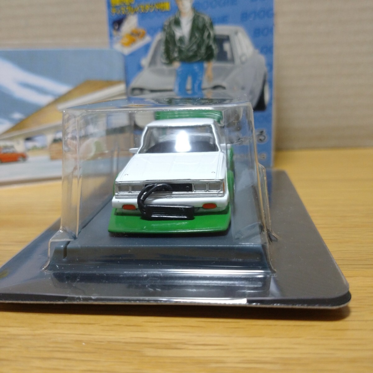 シャコタンブギ 青島 ミニカー コマちゃん クレスタ トヨタ TOYOTA cresta 車 コレクション 置物 飾り 旧車 aoshima minicar collection_画像3