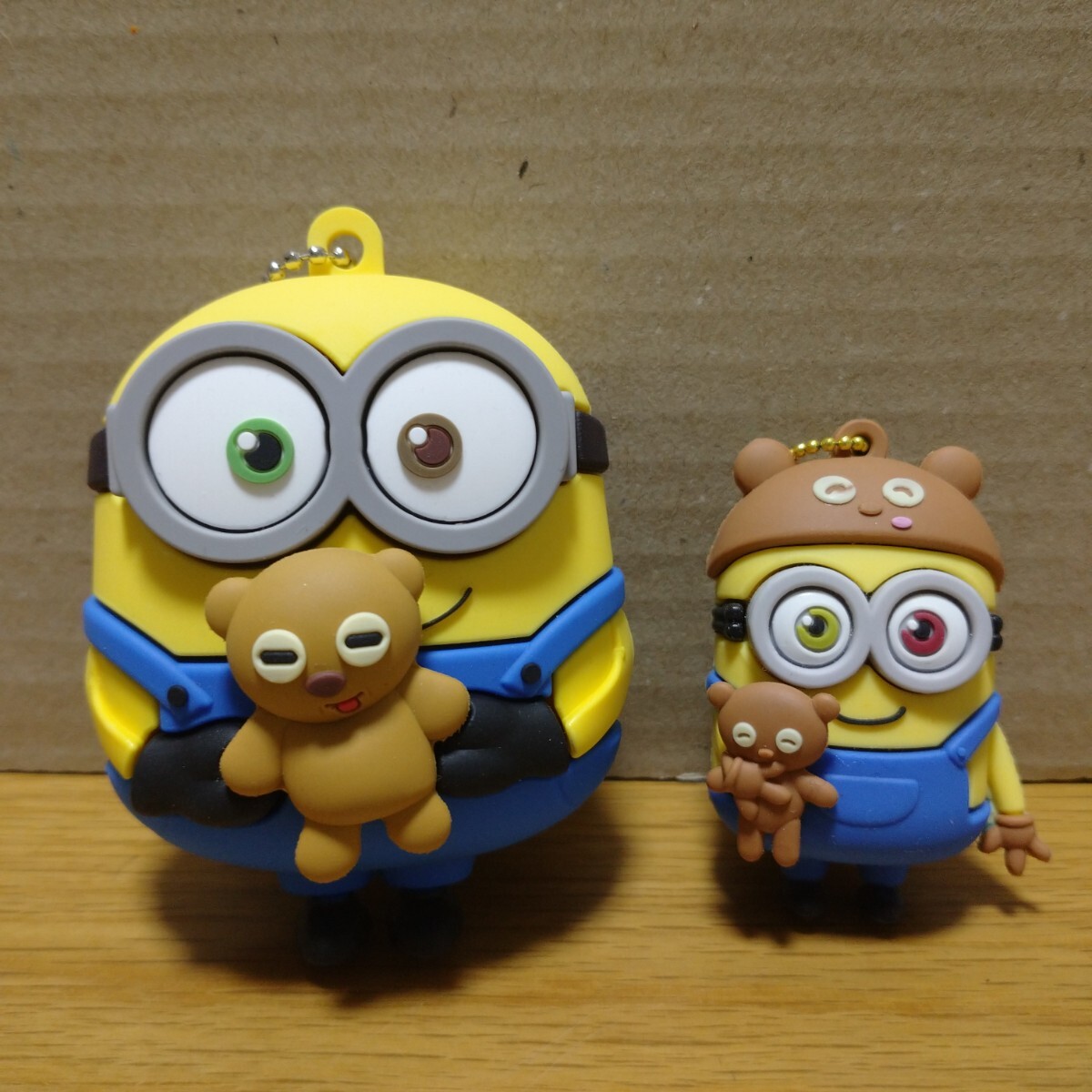 minion minions ミニオンズ ミニオン ボブ ラバー キーホルダー セット ティム ティムボブ フィギュア 非売品 figure tim bob collection_画像1