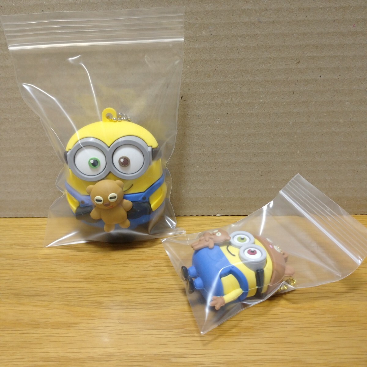 minion minions ミニオンズ ミニオン ボブ ラバー キーホルダー セット ティム ティムボブ フィギュア 非売品 figure tim bob collection_画像7