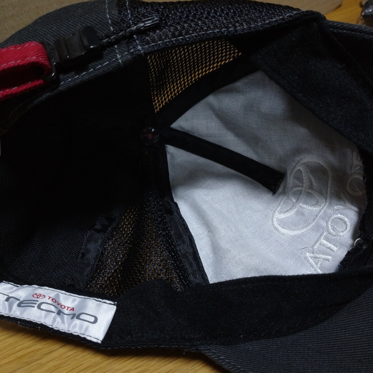 TOYOTA トヨタ キャップ 帽子 キャップ帽 刺繍 非売品 ファッション グッズ コレクション レア ロゴ Logo hat cap fashion car tecno _画像8