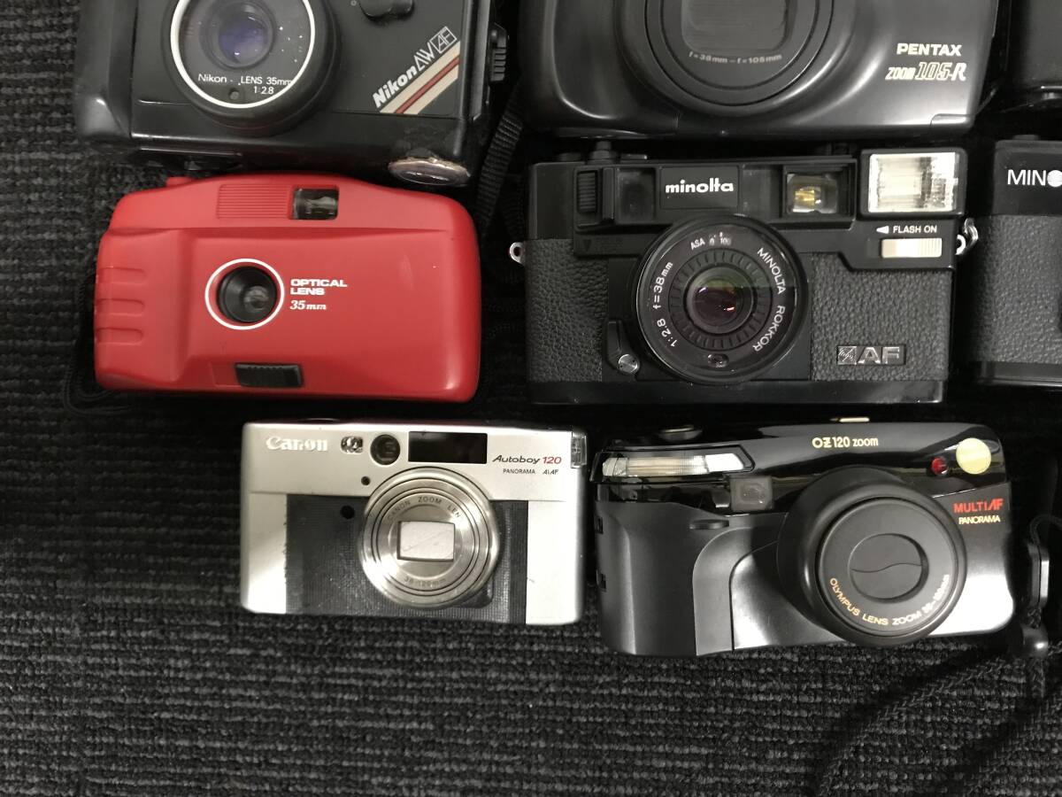 71☆(K) フィルムカメラ　まとめ24台　Canon/Nikon/FUJICA/PENTAX/OLYMPUS/FUJI　キャノン　ニコン　ジャンク　写真追加有り_画像7