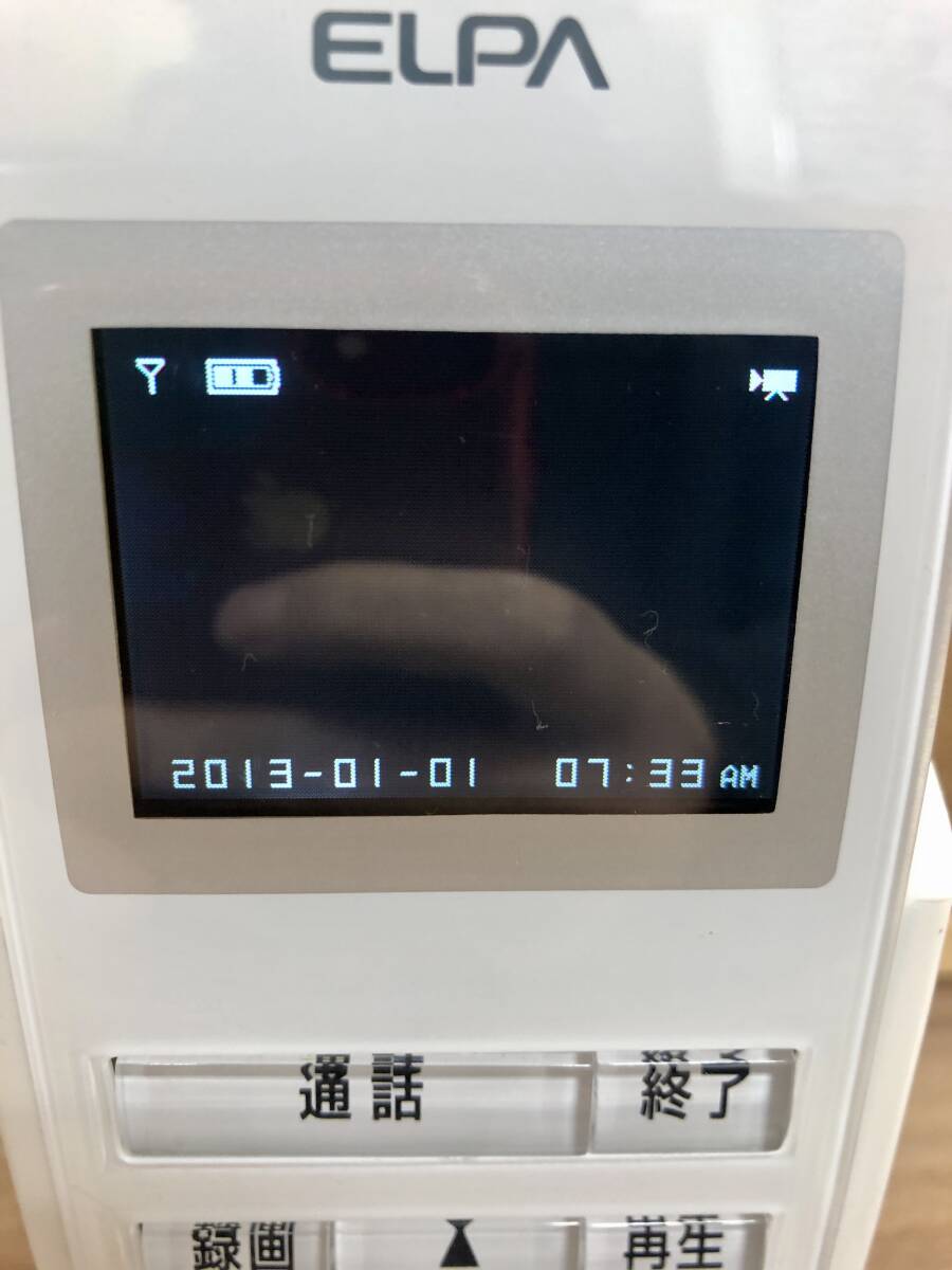 ELPA エルパ WDP-M1 ワイヤレステレビドアホン 屋内モニターのみ _画像2