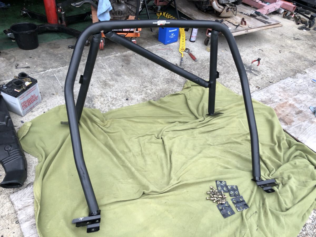 S2000 rear roll bar 4 point type,. line bar, pad attaching sa Japanese huchen roll cage 
