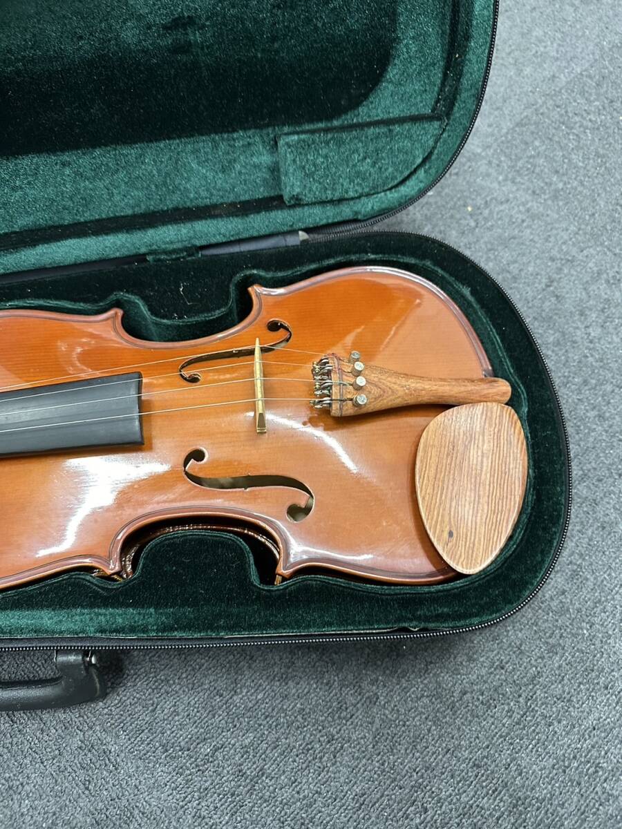 3943# скрипка va Io Lynn струнные инструменты с футляром б/у товар 4/4 размер музыкальные инструменты струна есть орудия и материалы 
